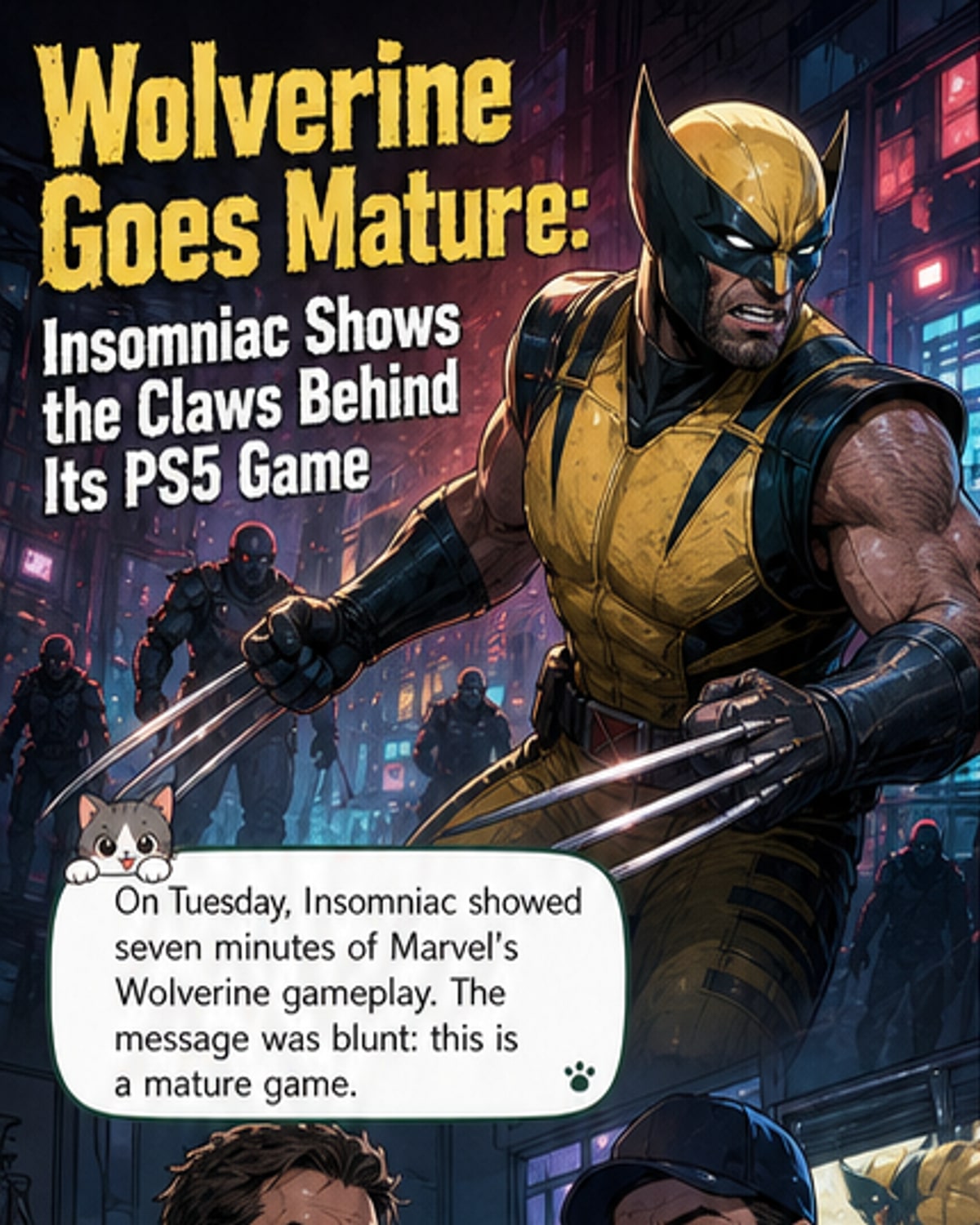 Wolverine game reveals brutal combat and X-Men cameos