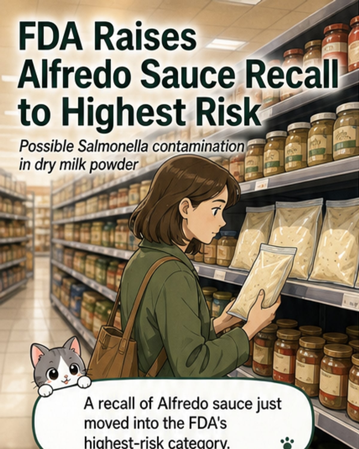 Alfredo Sauce Recall Hits Highest Risk Level