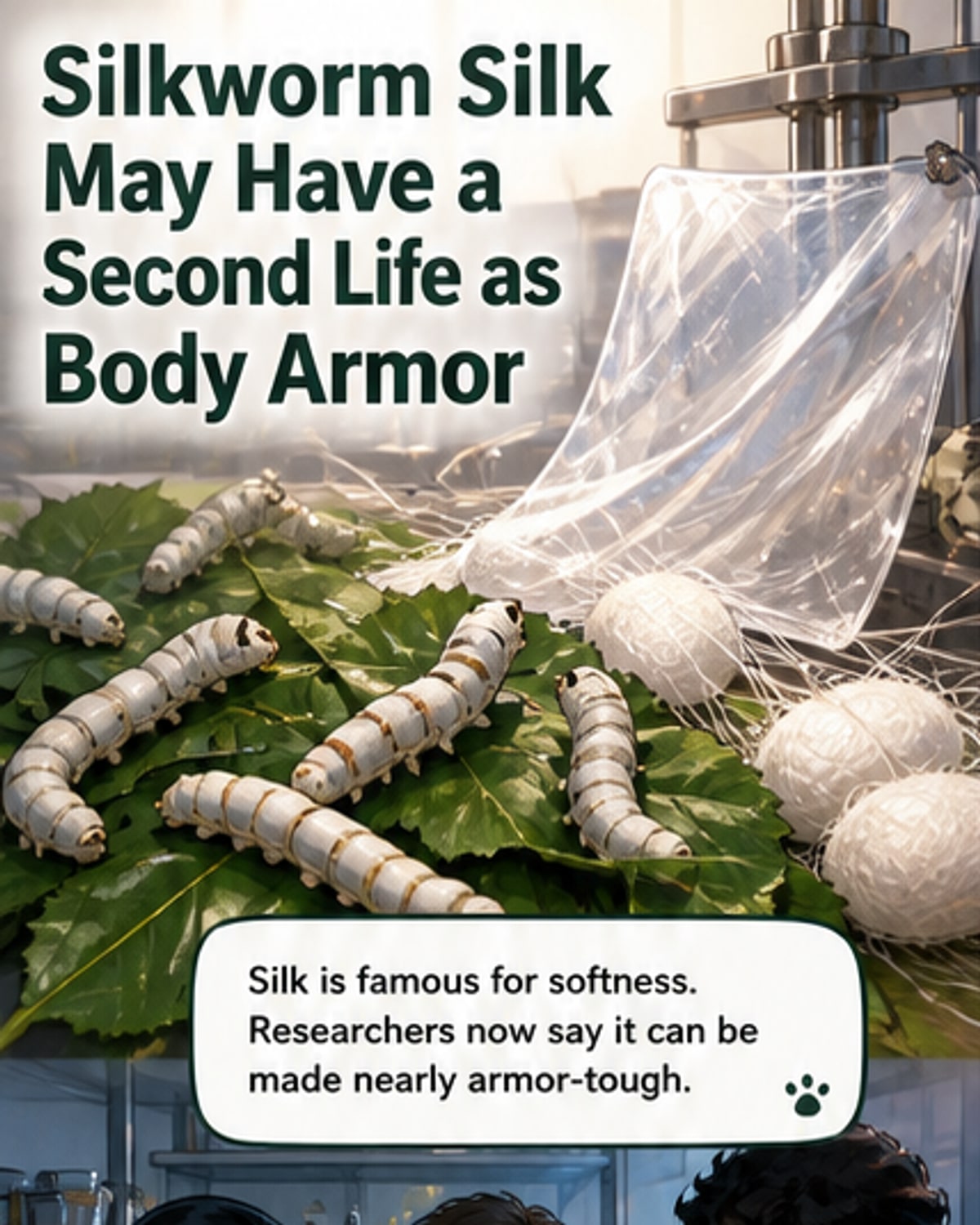 Silk armor stronger than Kevlar?