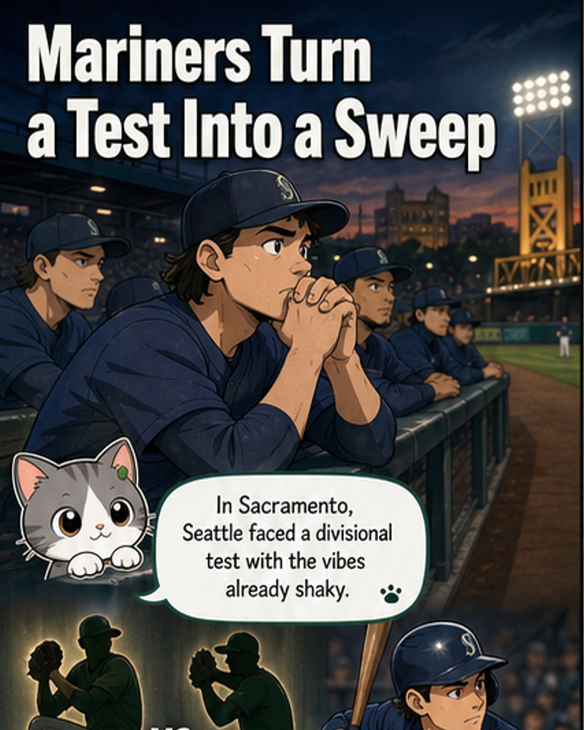 Mariners Sweep A’s, Claim AL West Lead