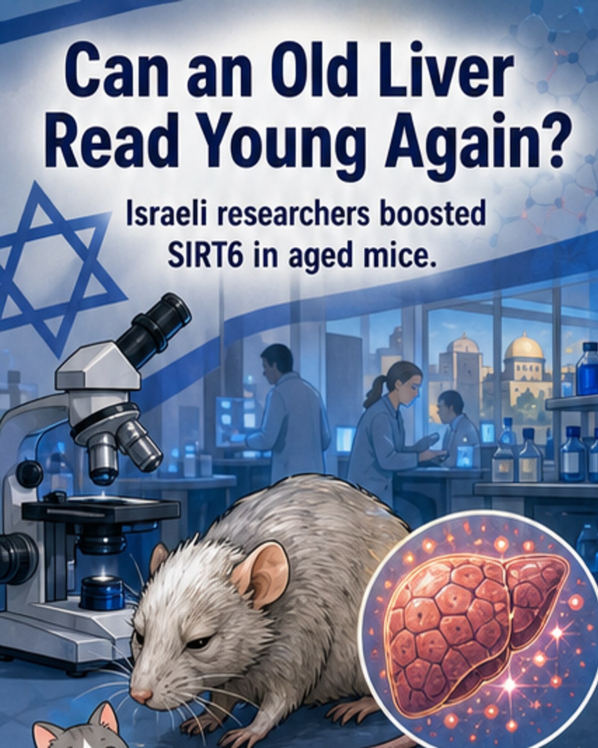 Aging livers reversed in mice study