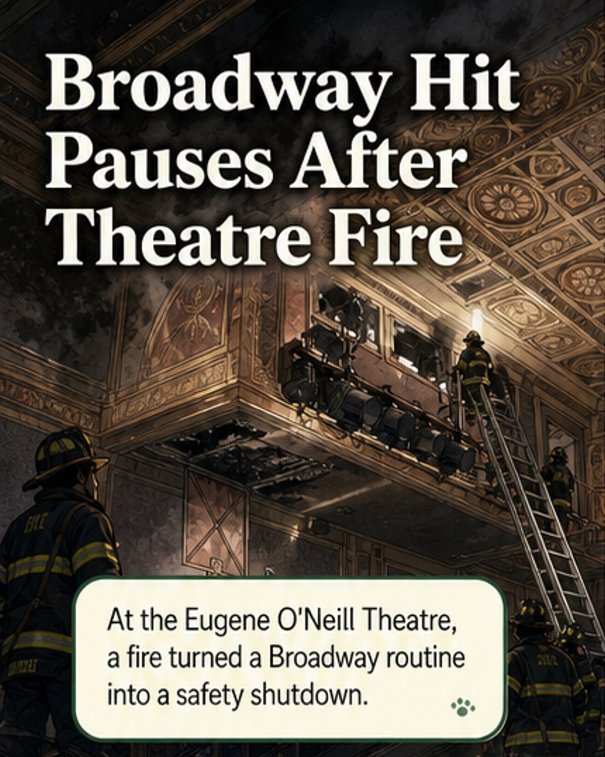 ‘Book of Mormon’ dark for two weeks after fire