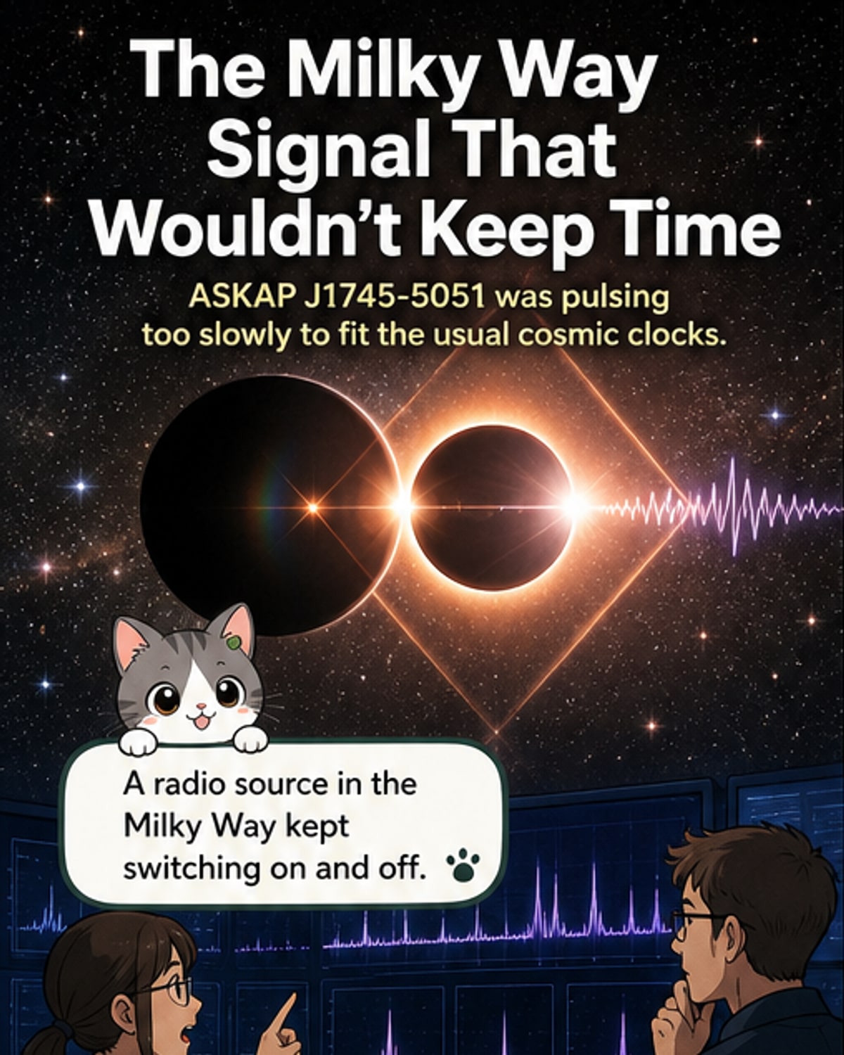 Mystery Behind Milky Way’s Pulsing Radio Signal Solved
