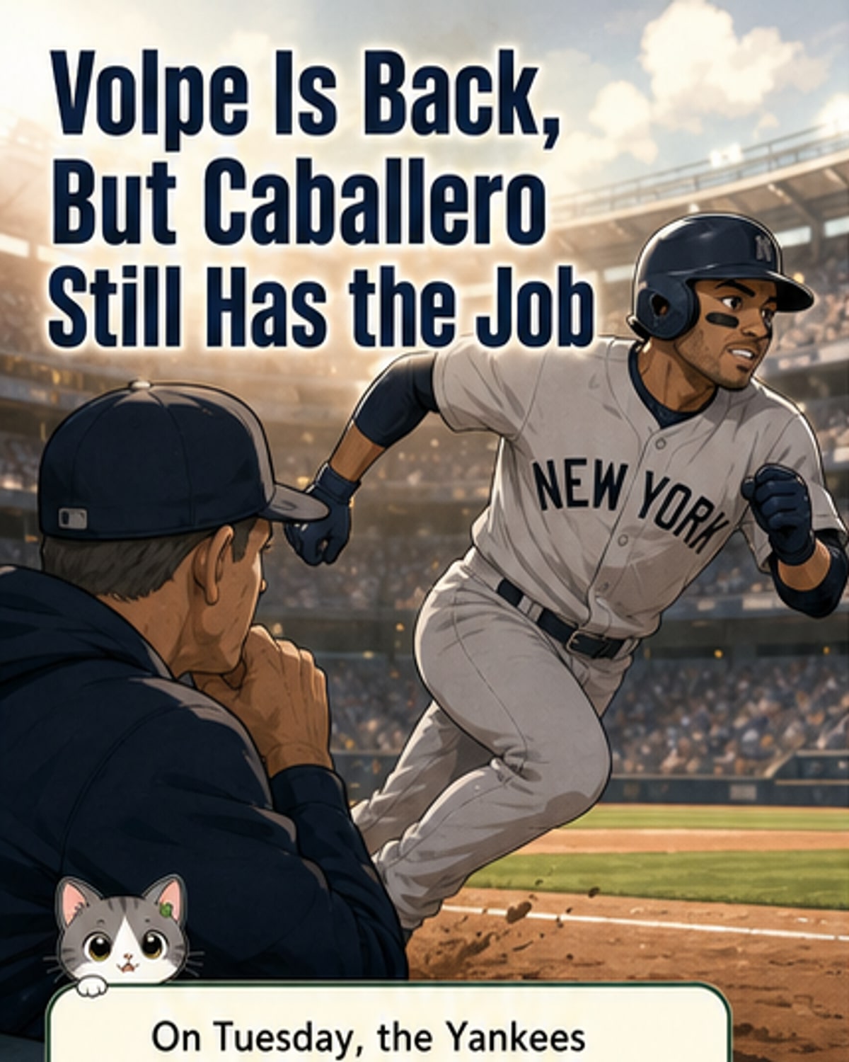 Yankees' shortstop shuffle after Caballero injury