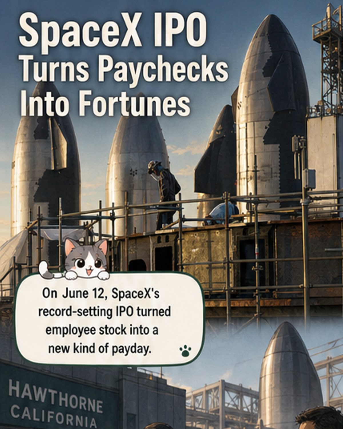 SpaceX IPO Makes Workers Millionaires