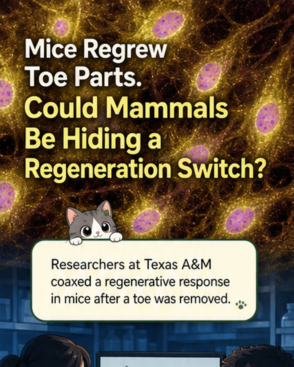 Mammals May Regrow Lost Tissue