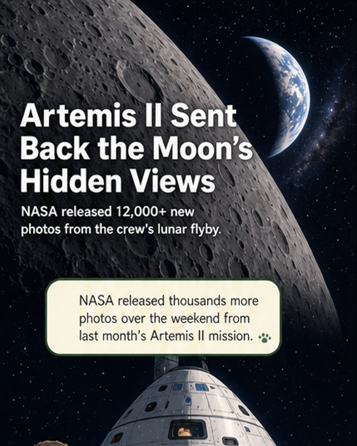 Artemis II's Hidden Moon Views Revealed