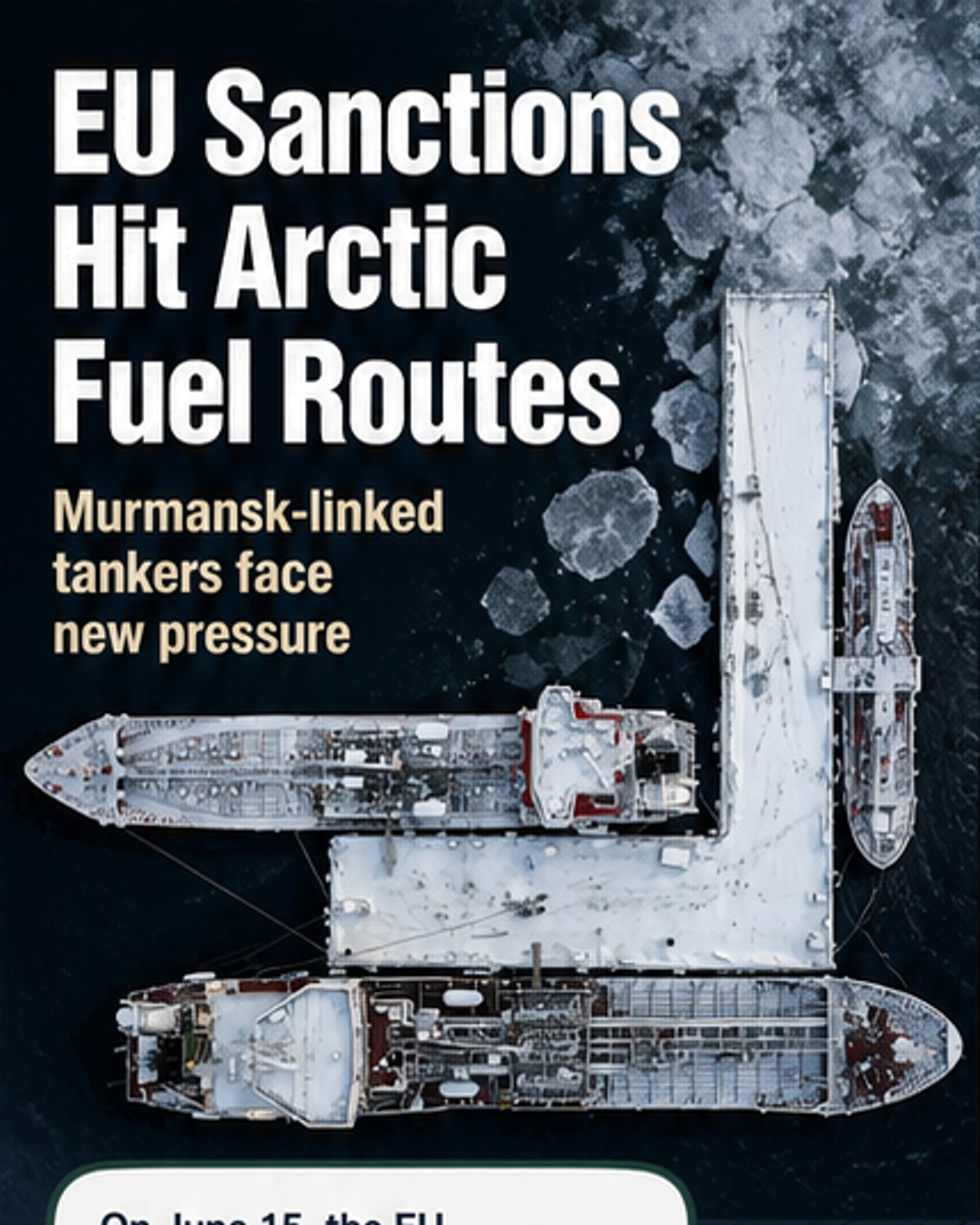 Map showing the Kord tanker's route from the Norwegian Barents Sea toward Murmansk, with Arctic waters and key ports labeled.