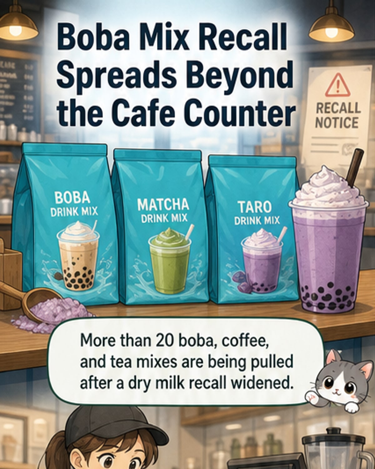 Boba & Tea Mixes Recalled Over Salmonella