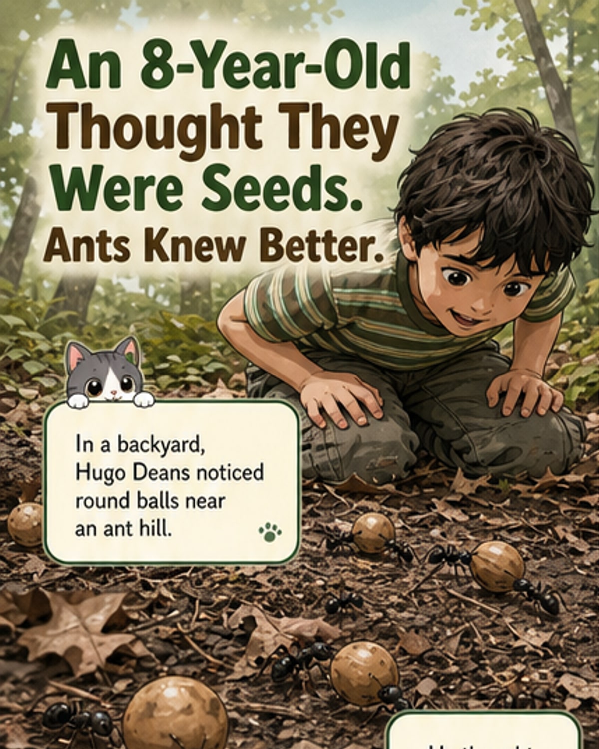 A boy’s backyard find rewrote ant behavior