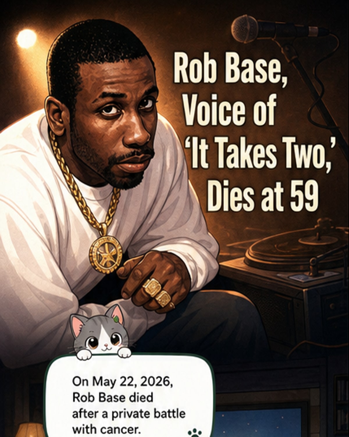 ‘It Takes Two’ Rapper Rob Base Dies at 59