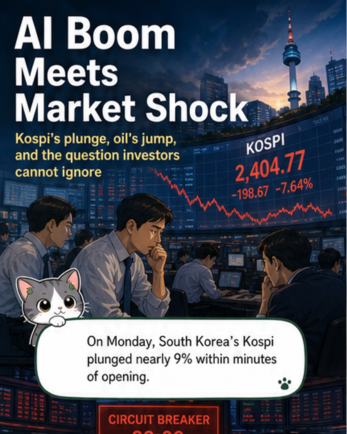 Asia markets reel from tech sell-off, Iran strikes