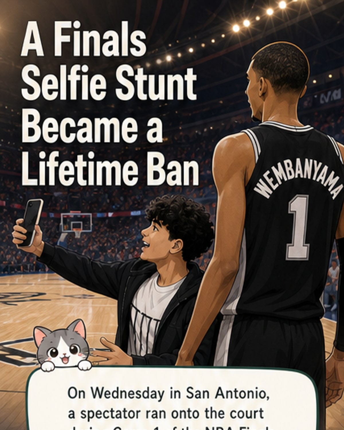 Court Crash at NBA Finals