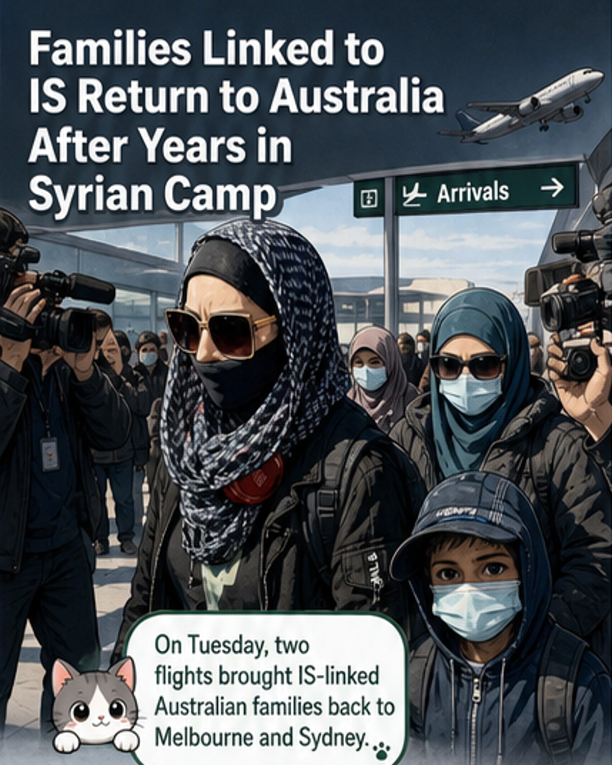 IS-linked families return to Australia