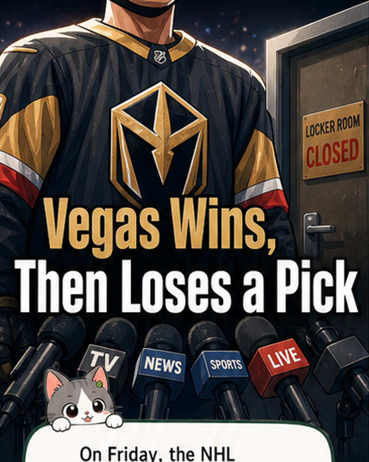 Vegas Fined, Loses Draft Pick Over Media Snub