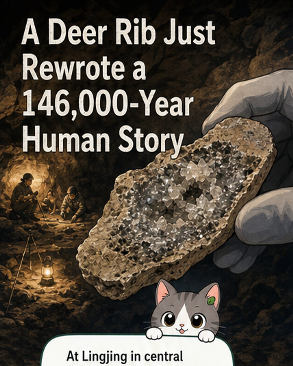 Ancient bone crystals rewrite human innovation story