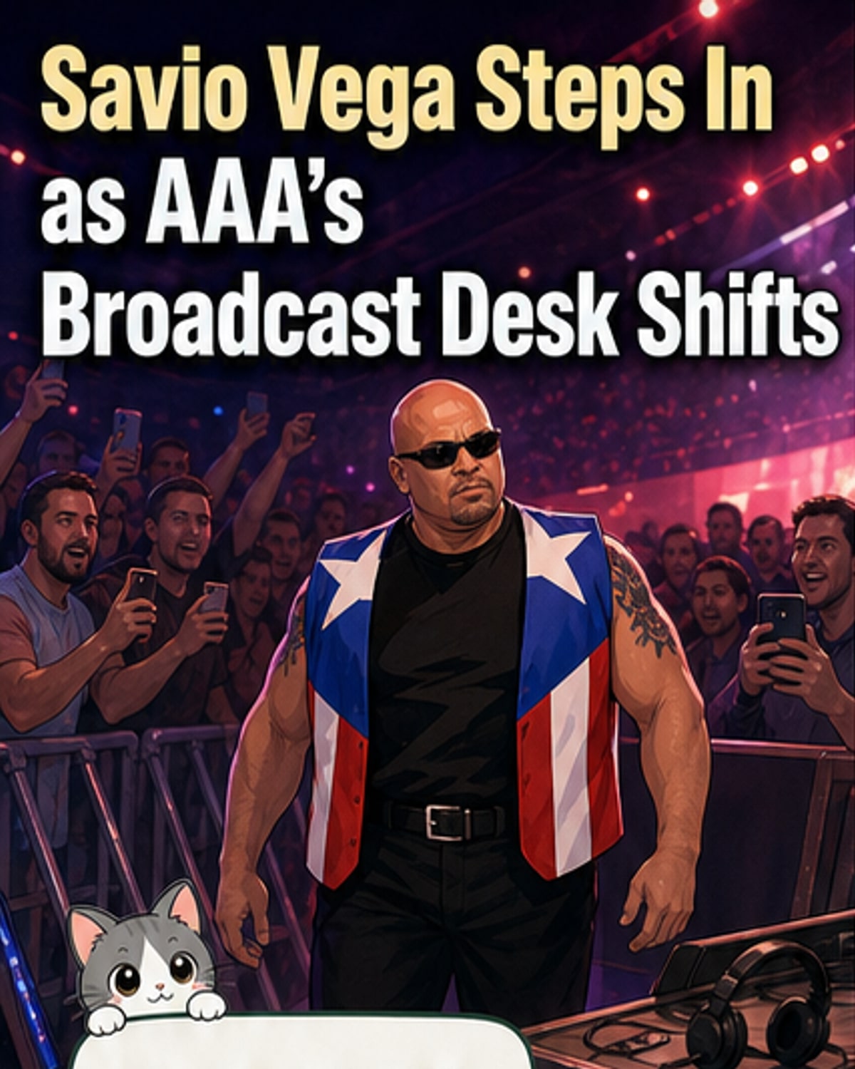 Savio Vega Steps Into AAA Commentary Booth