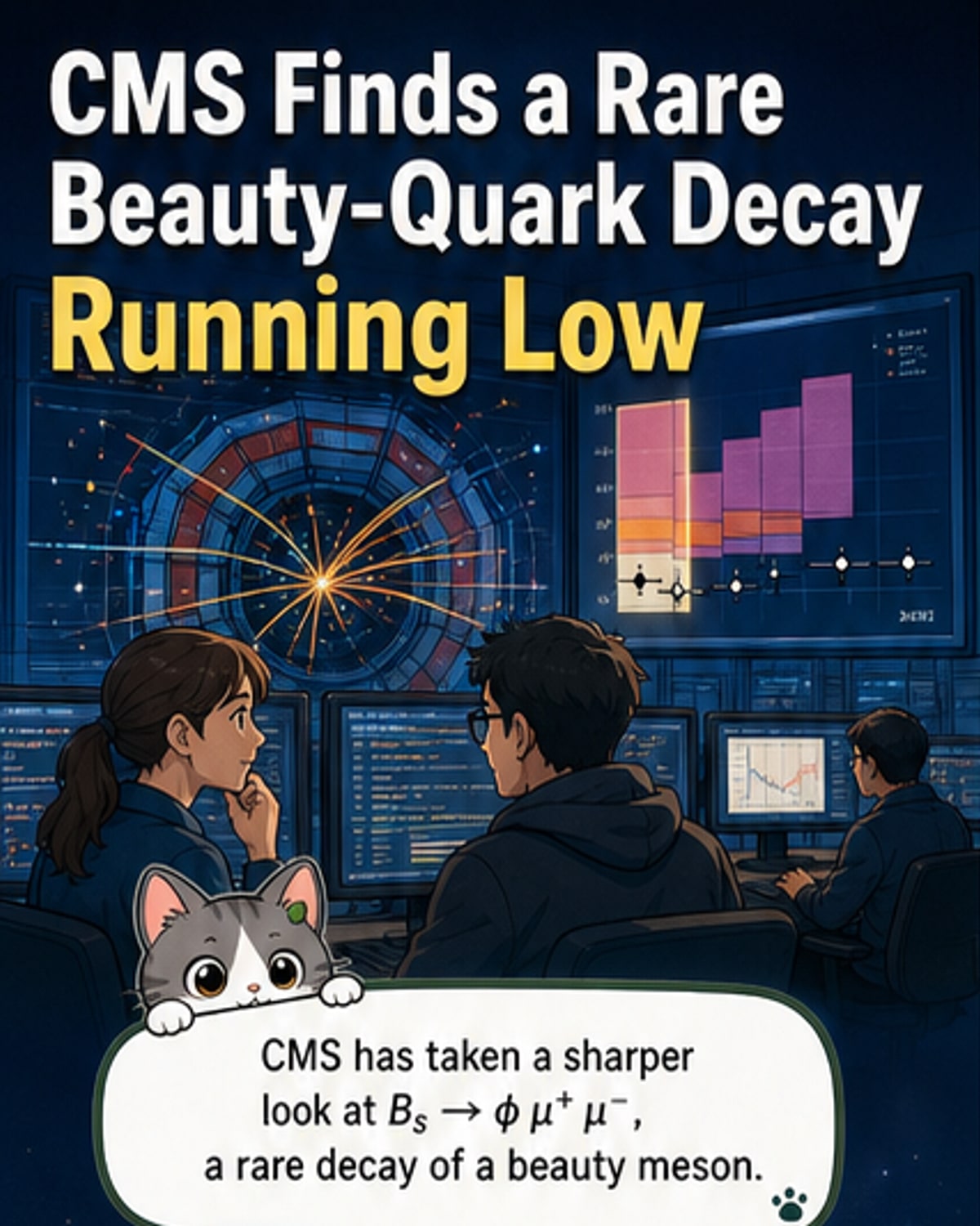 CMS detects rare particle decay anomaly