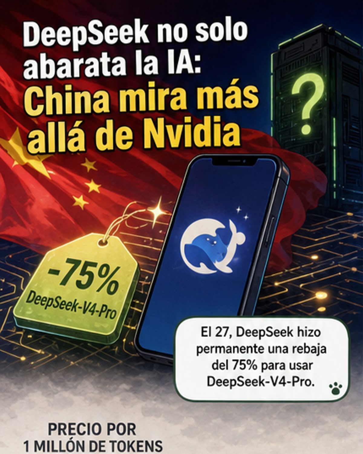 DeepSeek: IA barata para liberar a China del chip