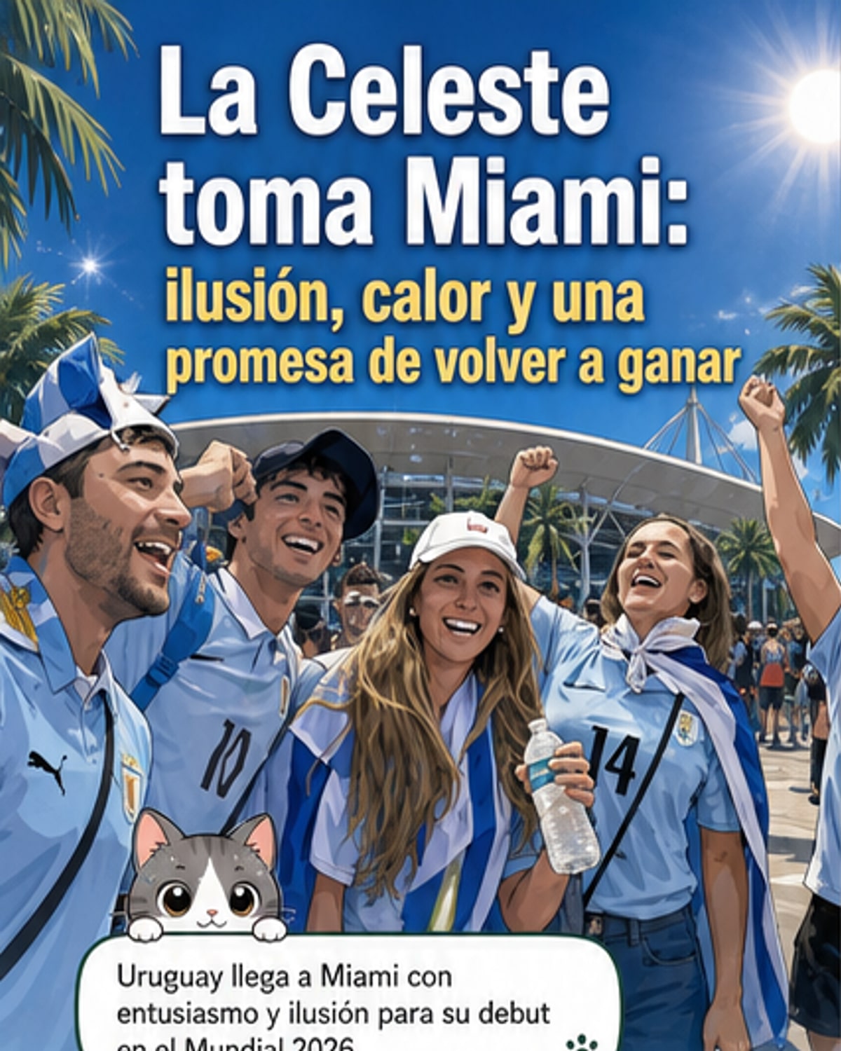 Uruguay llega con fe al Mundial