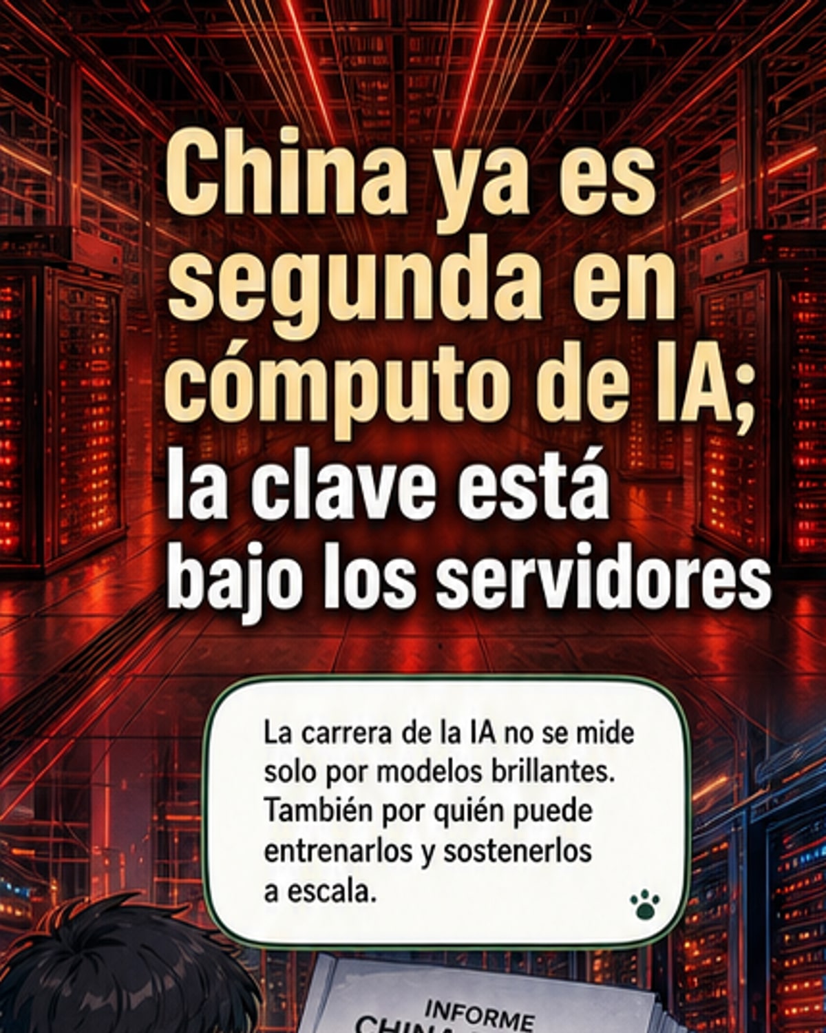 China es ahora el segundo en cómputo de IA