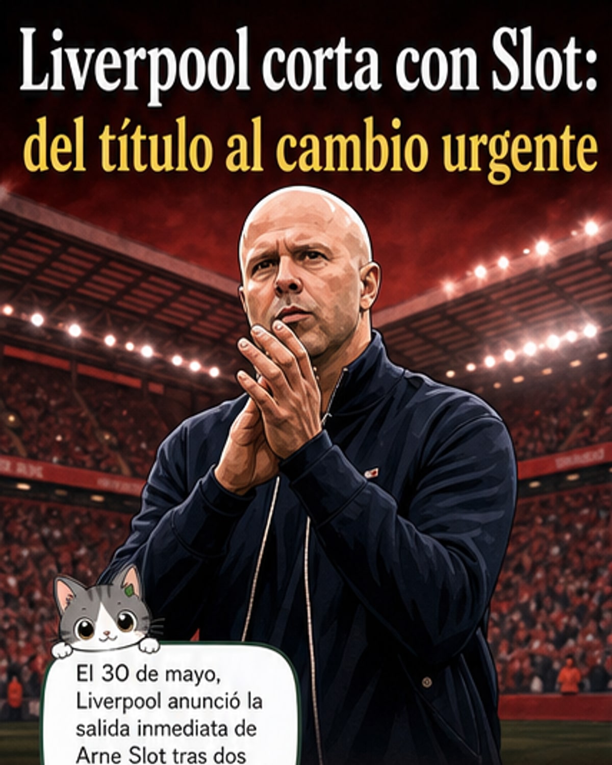 Liverpool despide a Slot tras dos temporadas