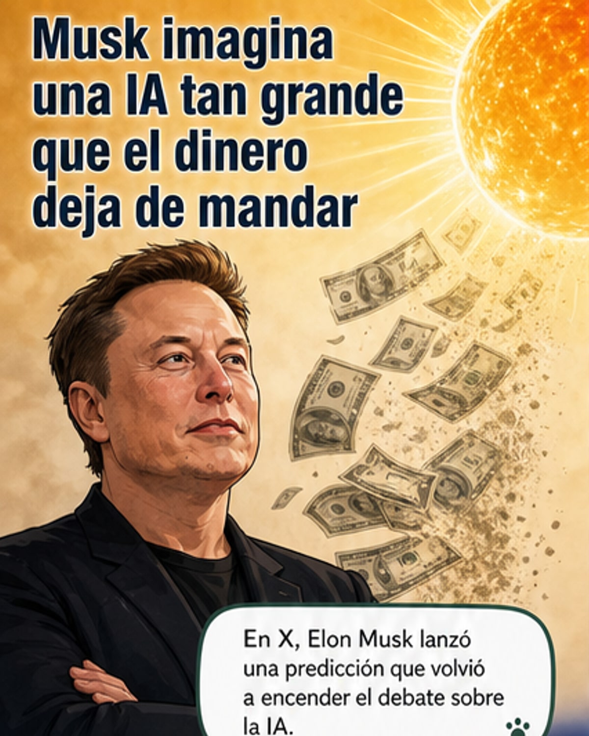 Musk: el dinero será obsoleto