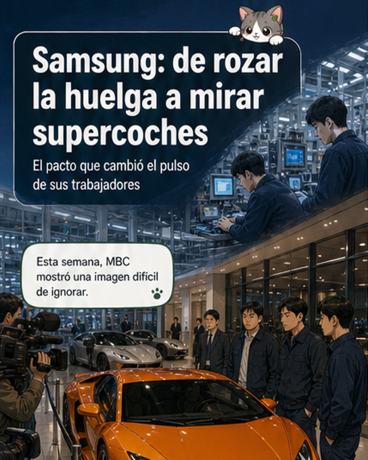 De huelga a Ferraris: el giro en la vida de los empleados de Samsung