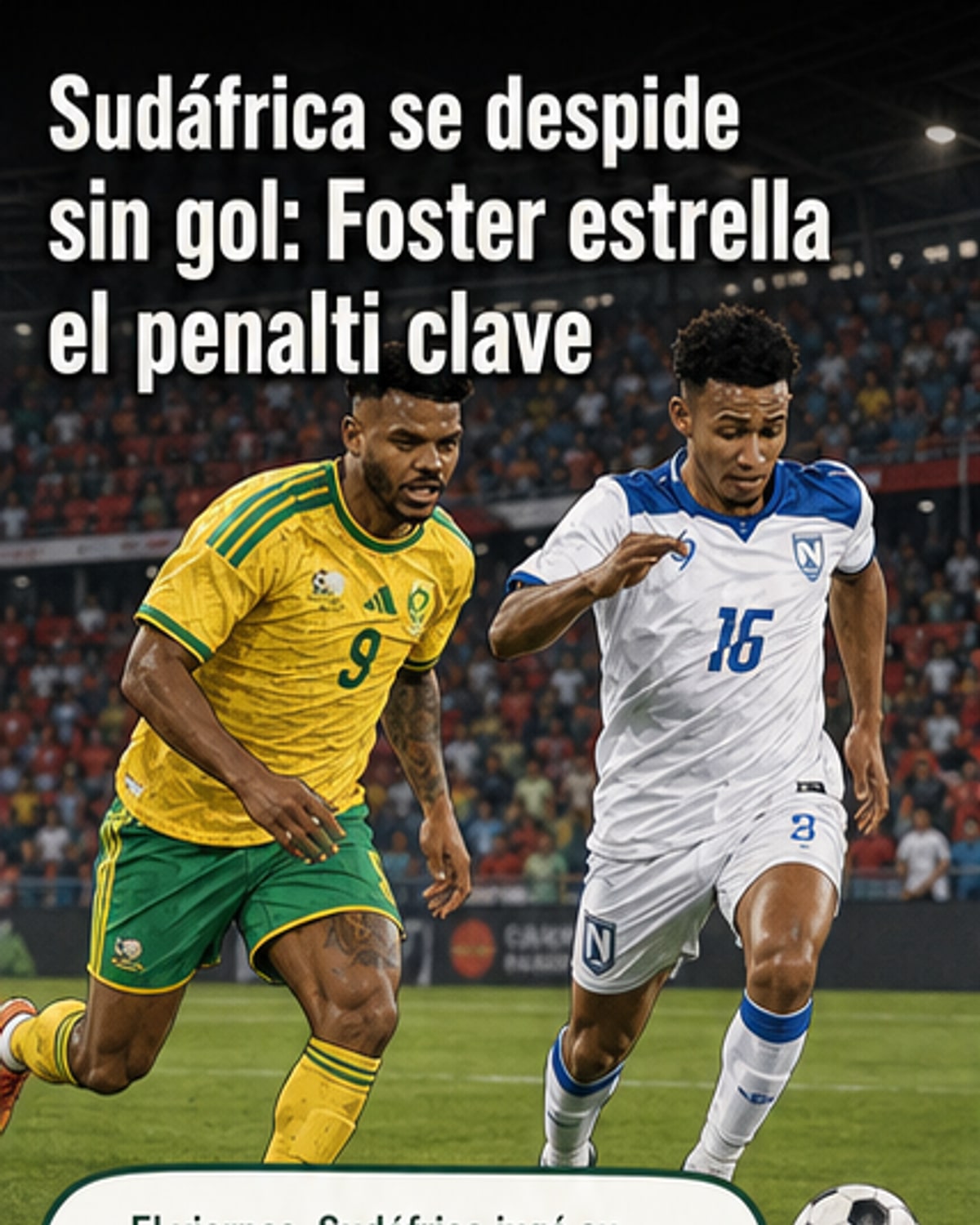 Sudáfrica falla penalti clave antes del Mundial