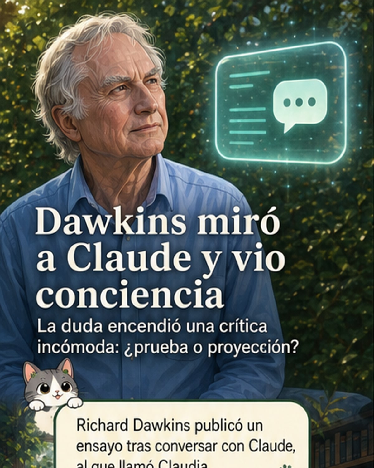 Dawkins dice que una IA es consciente