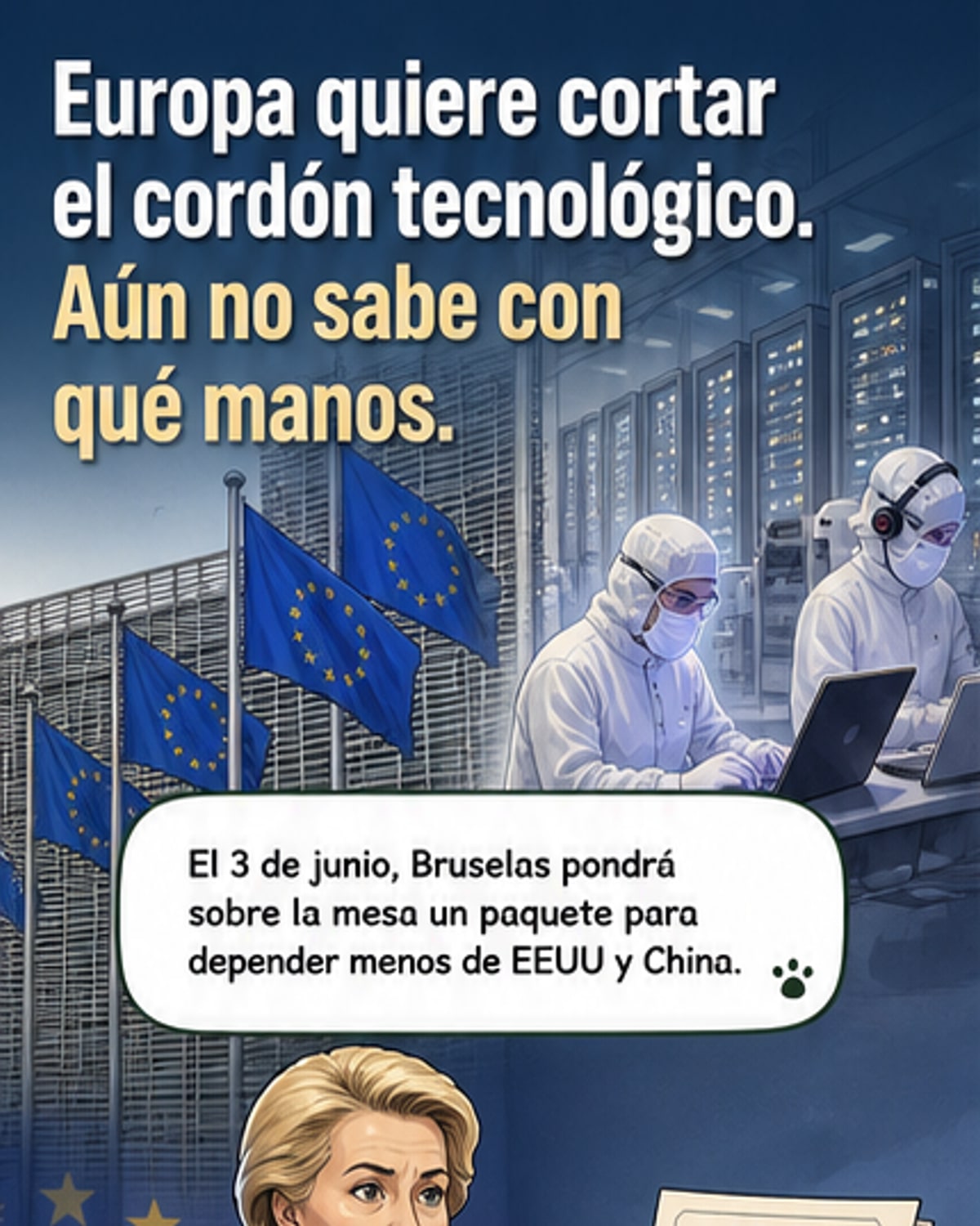 Europa quiere controlar su tecnología