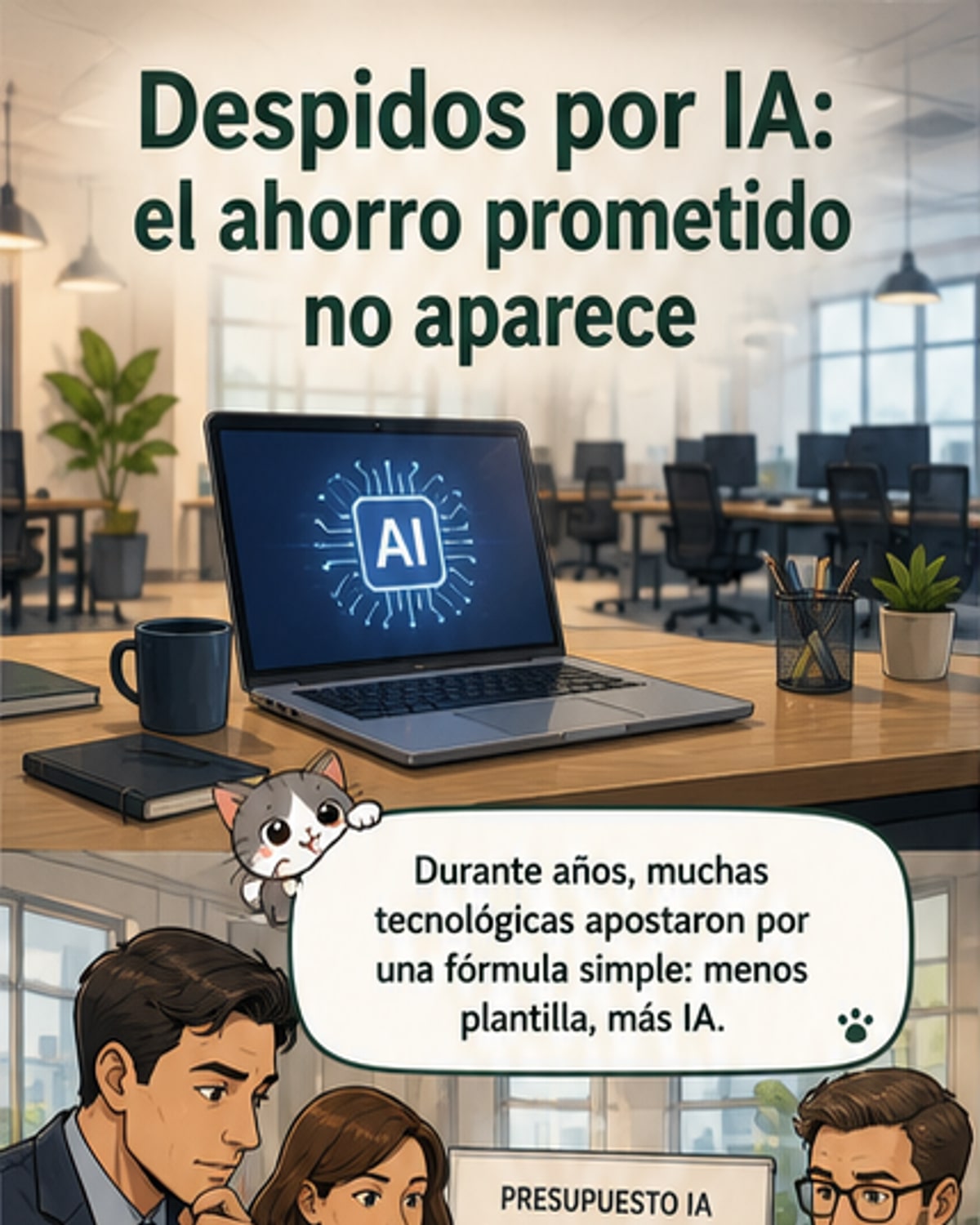 Las empresas que despidieron con IA no ganaron más