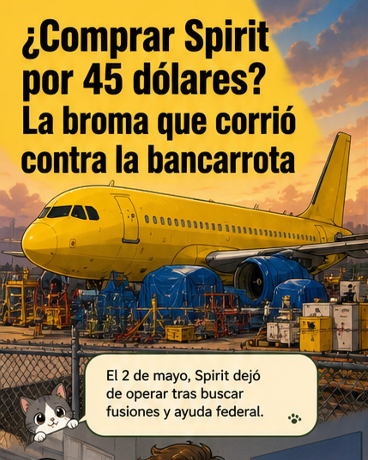 ¿Comprar Spirit Airlines entre todos?