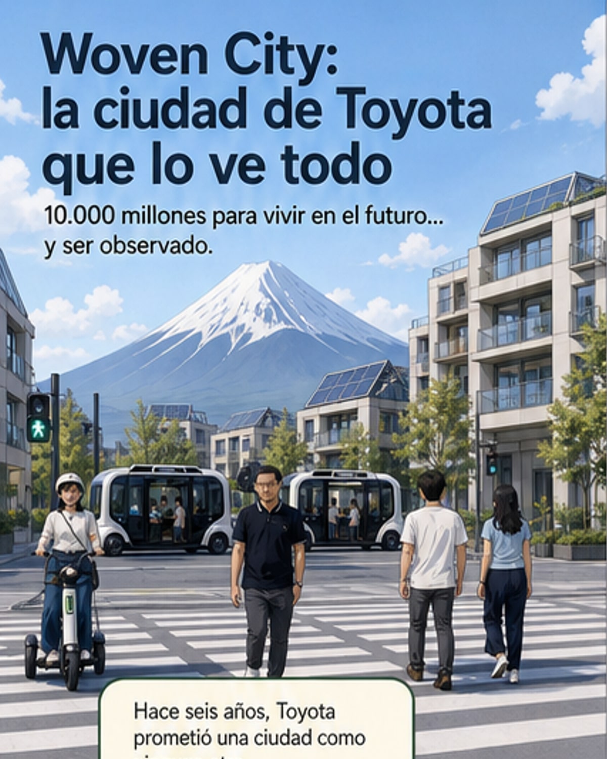 Toyota construyó la ciudad del futuro, pero hay un problema