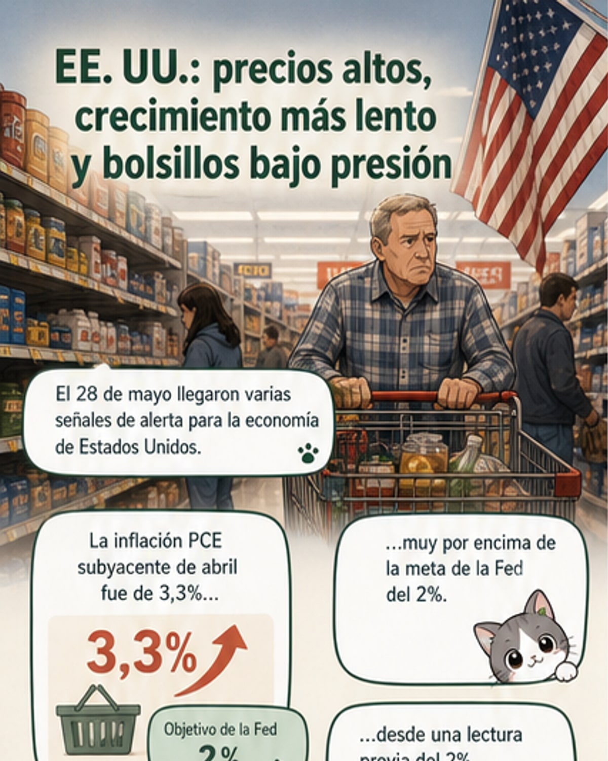 EE.UU. bajo presión: inflación y desigualdad crecen