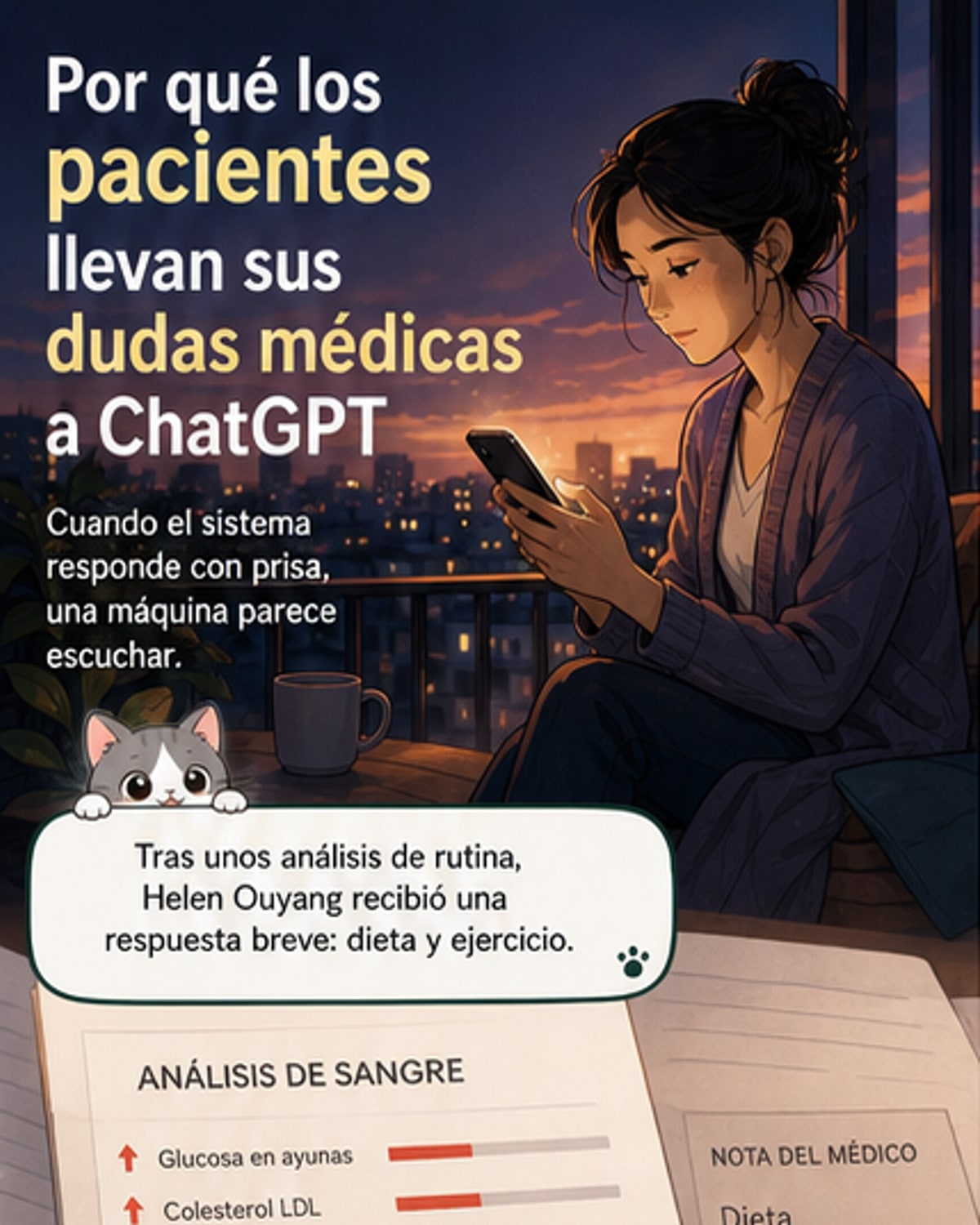 Por qué pacientes usan ChatGPT