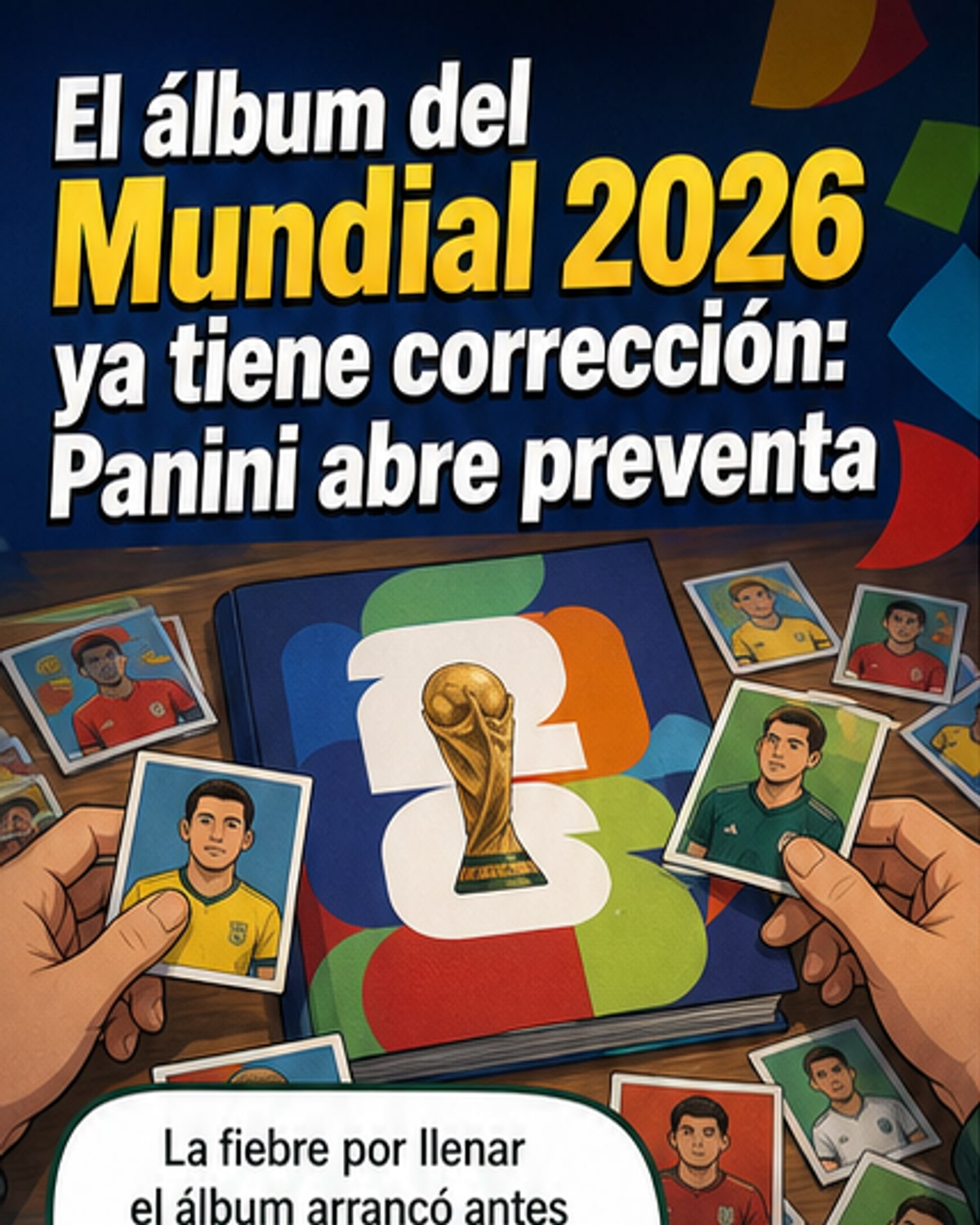 Panini lanza set de actualización del Mundial 2026