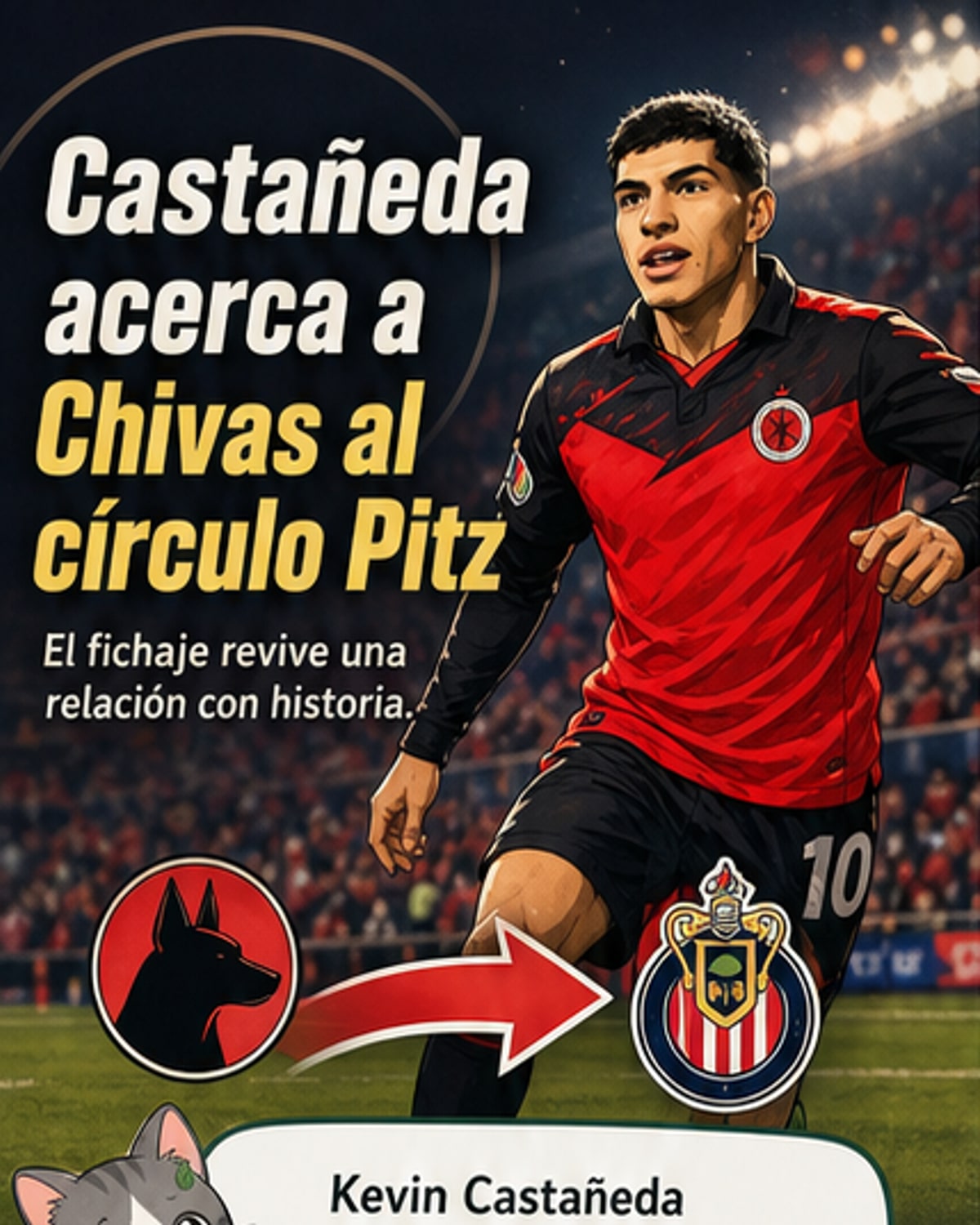 Castañeda, nuevo refuerzo de Chivas