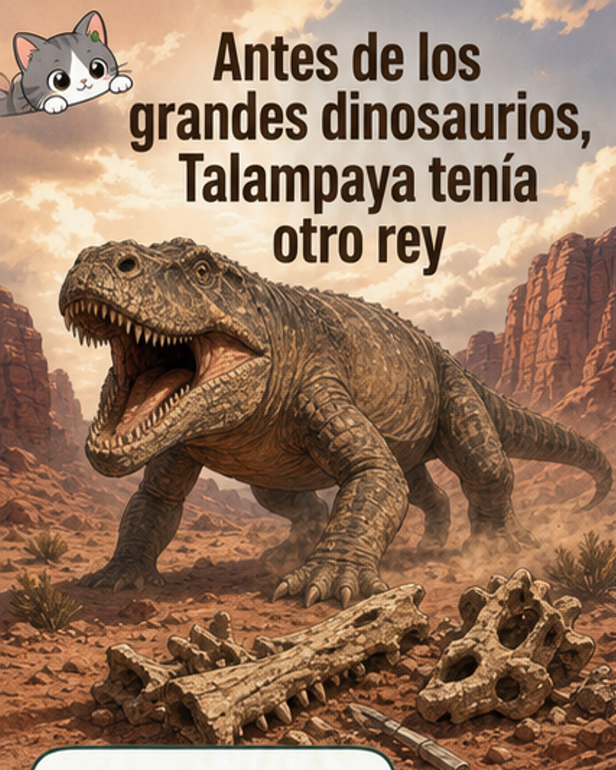 Hallan fósil de reptil gigante de 6 metros