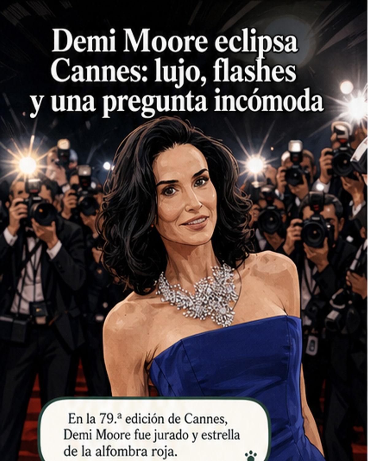 Demi Moore en la mira en Cannes