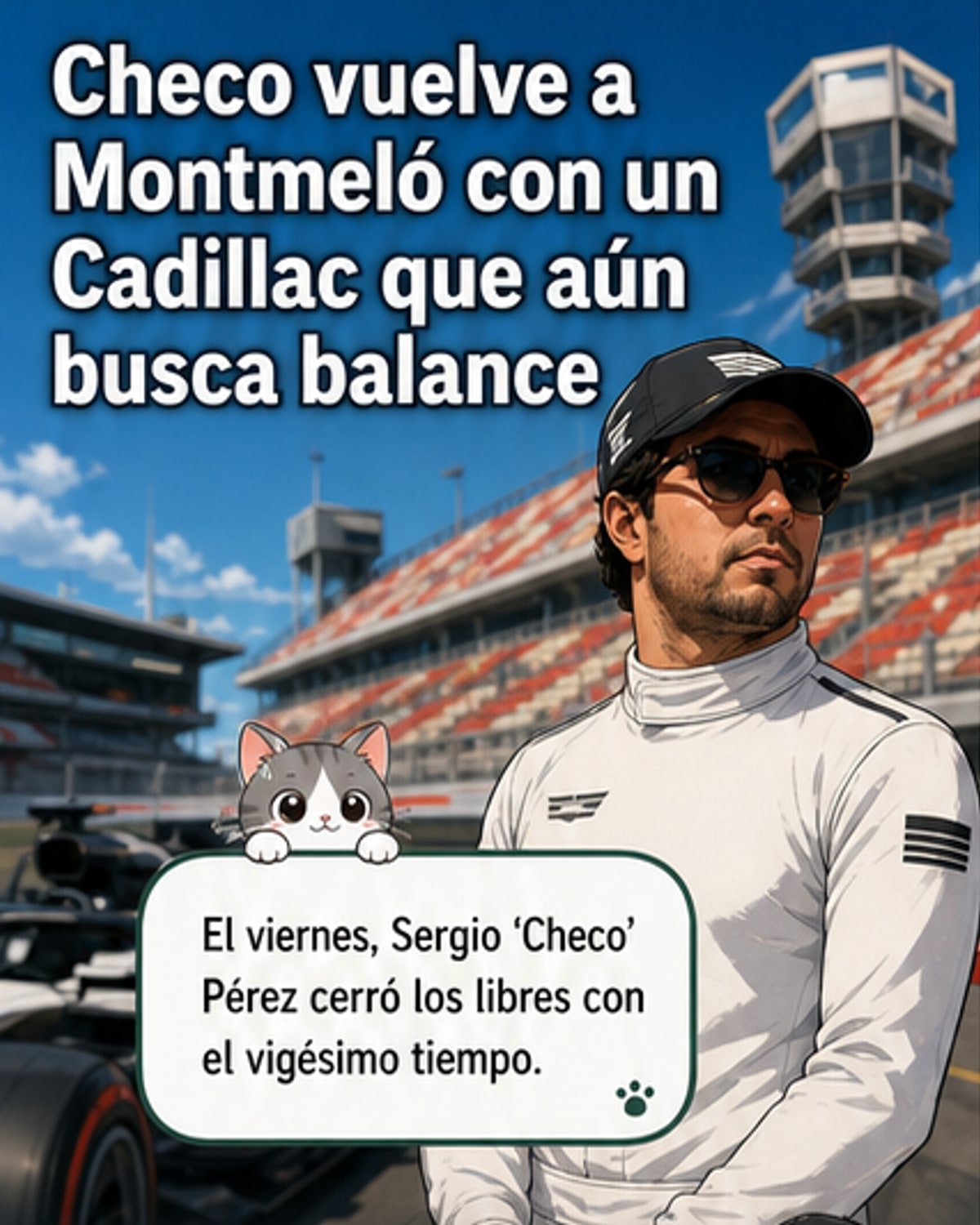 Checo Pérez ajusta el coche para brillar