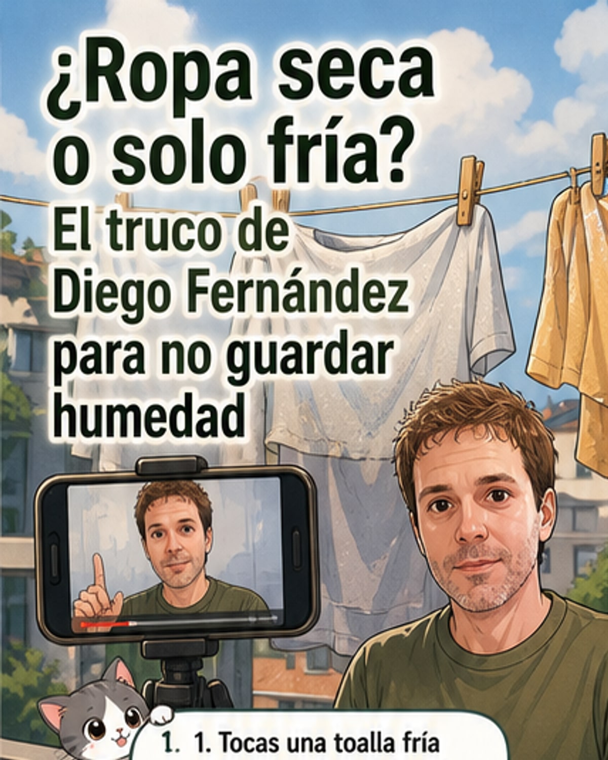 ¿Ropa seca o húmeda? La piel no lo sabe