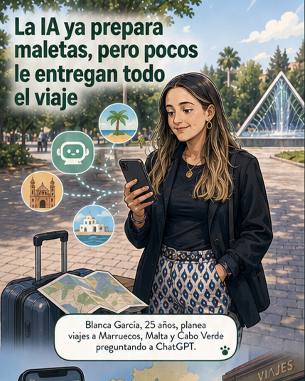 ¿IA o agente humano? Así se planea un viaje hoy