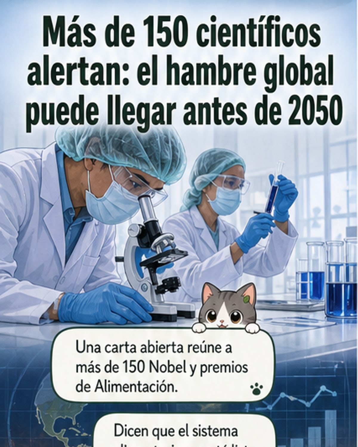 Más de 150 científicos alertan: viene hambruna global