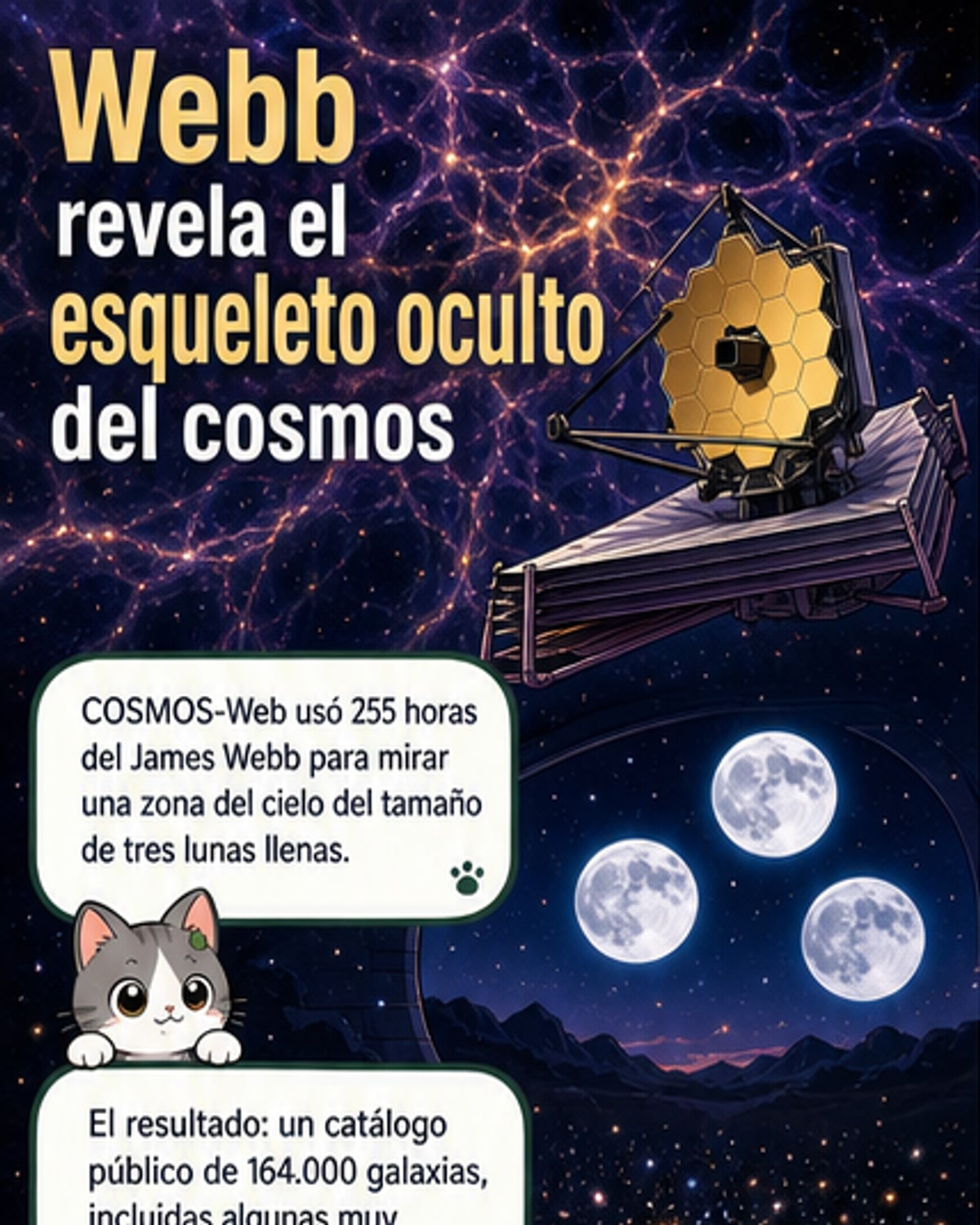 El 'esqueleto' del universo revelado