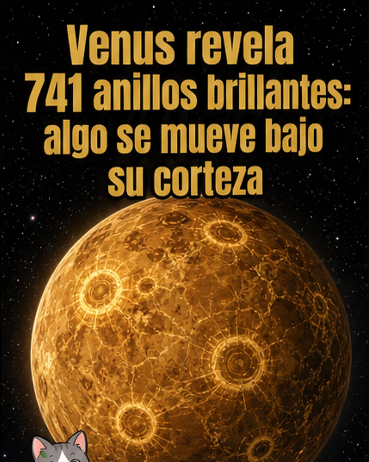 741 estructuras circulares en Venus