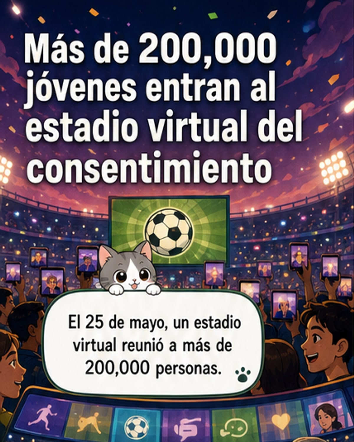 200,000 personas en un entrenamiento de salud