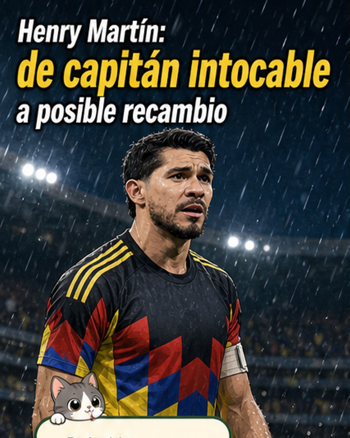 Henry Martín pierde la titularidad en América