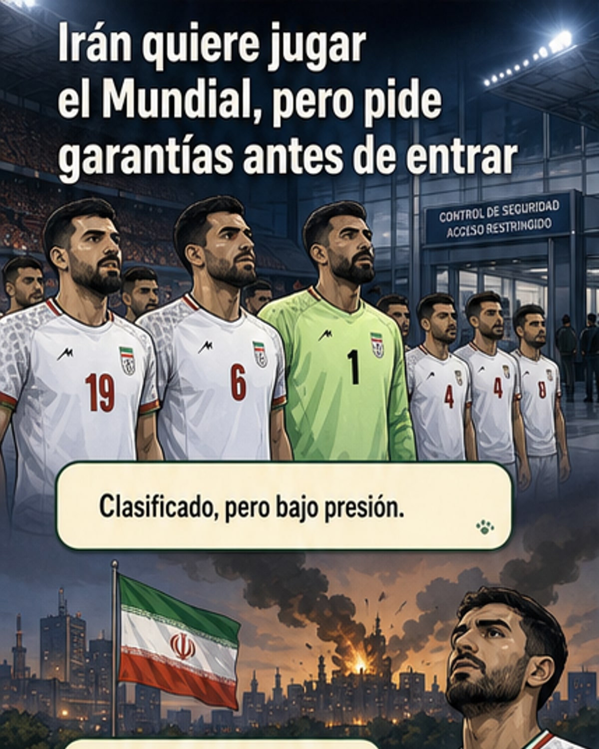 ¿Jugará Irán el Mundial 2026?