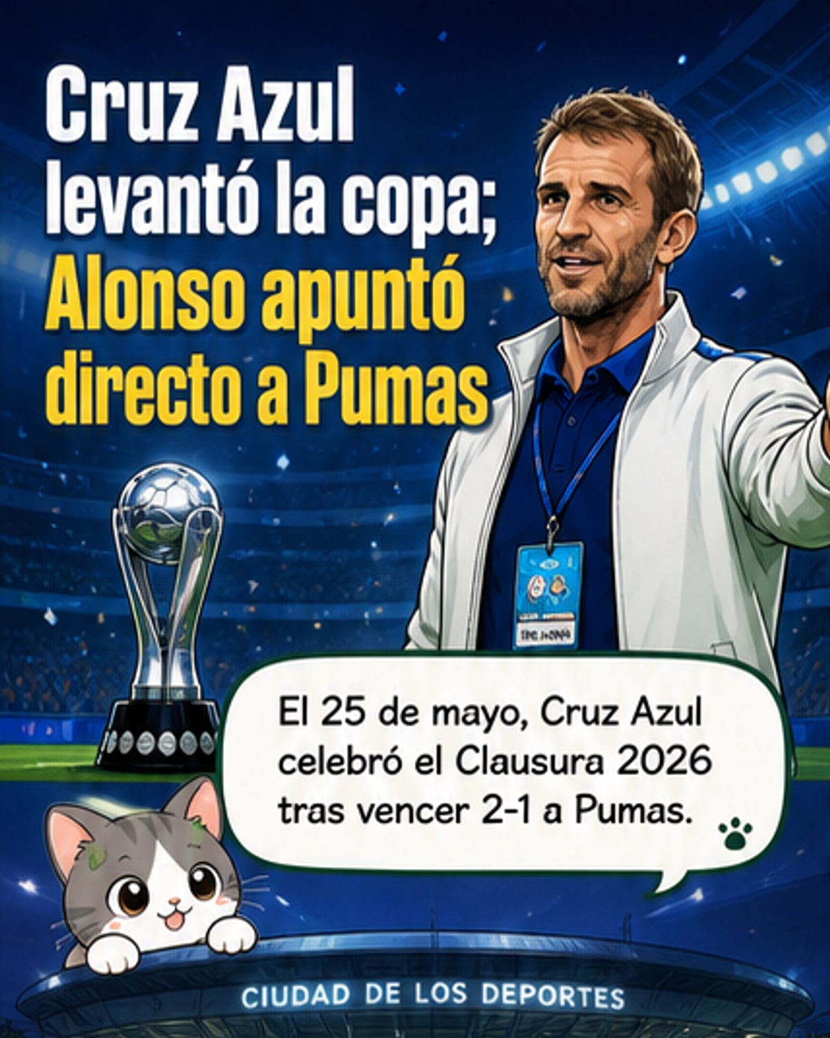 Alonso pidió romperle el partido a Pumas